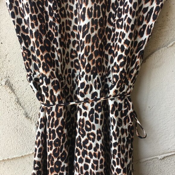 Reformation Leopard Print Oyster Dress Size S - Picture 12 of 15